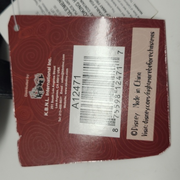 NEW-DISNEY THE NIGHTMARE BEFORE CHRISTMAS JACK SKELLINGTON-MINI BACKPACK STUDDED - Picture 8 of 16